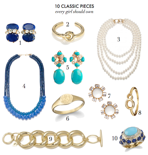 10 CLASSIC PIECES OF JEWELRY EVERY GIRL SHOULD OWN Design Darling