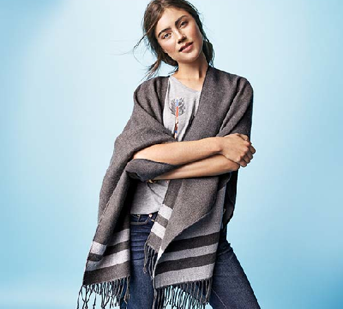 toms for target poncho
