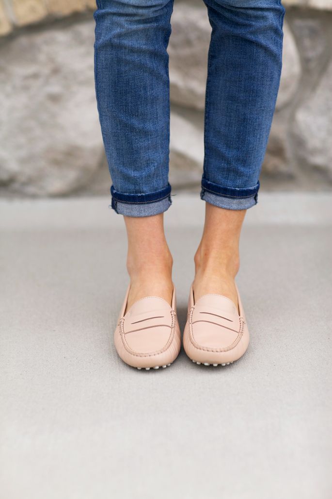 womens nude loafers