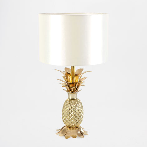 gold pineapple lamp