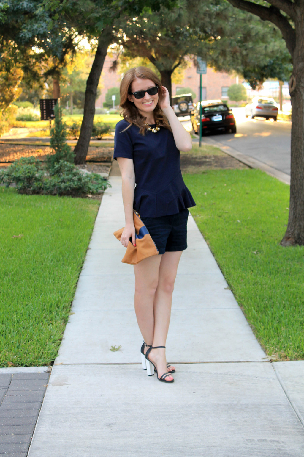 all navy outfit