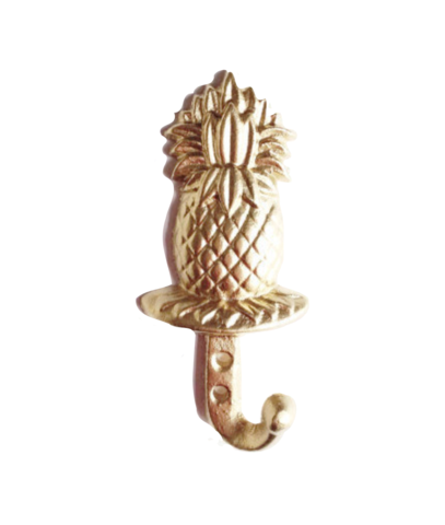 gold pineapple wall hook