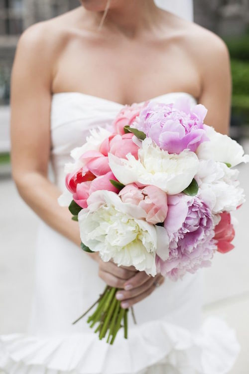 peony bridal bouquet