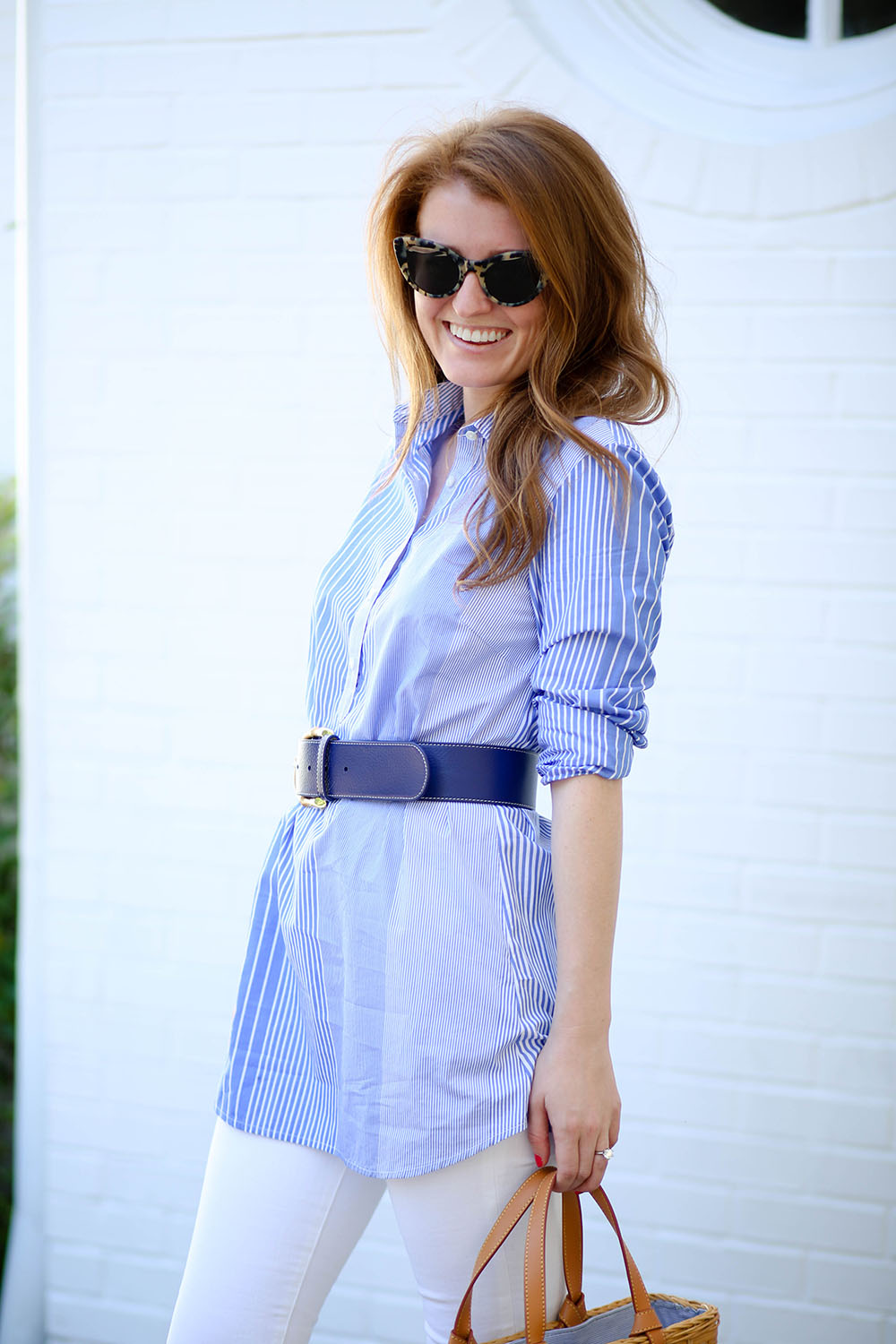 OUTFIT: J.MCLAUGHLIN BELTED TUNIC - Design Darling