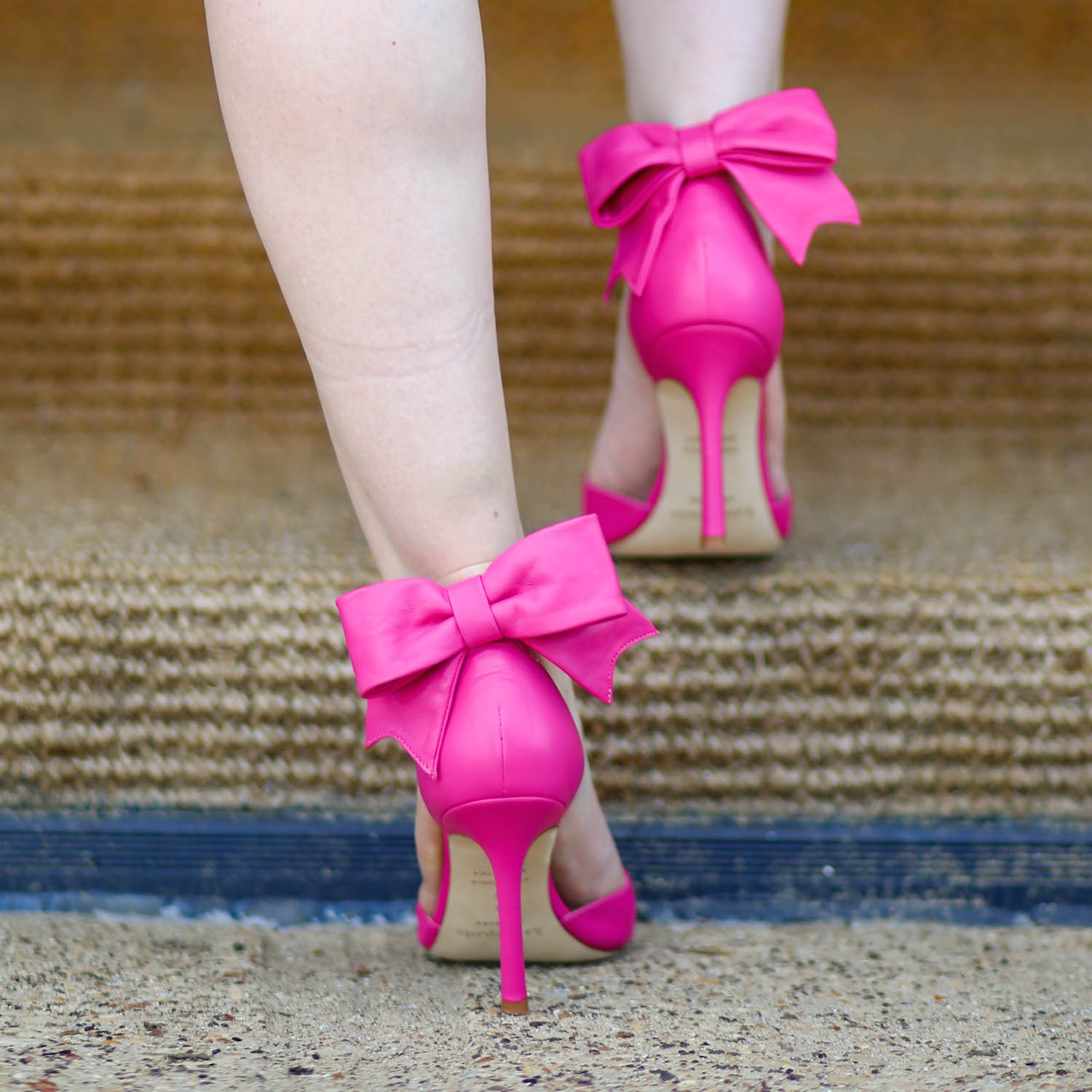 hot pink short heels