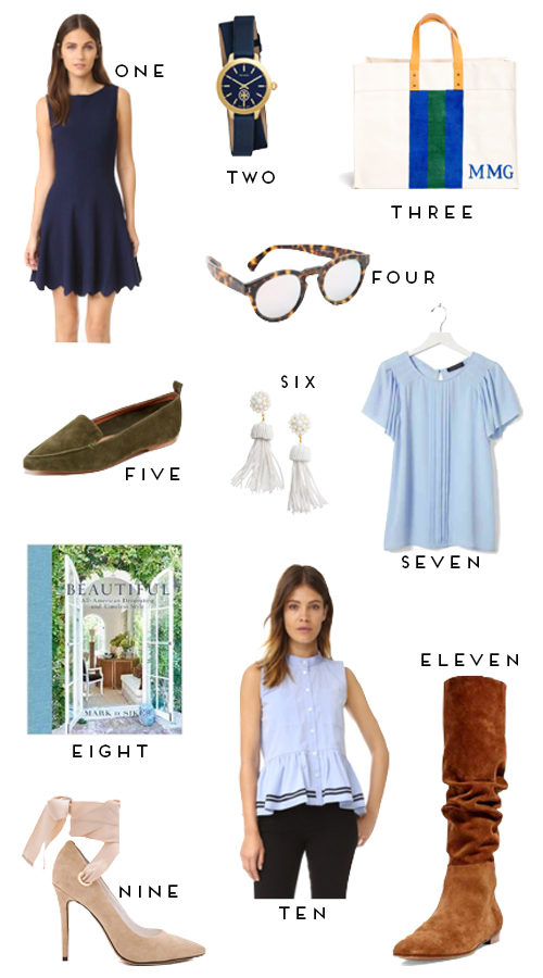 design darling list of preppy staples for late summer and early fall