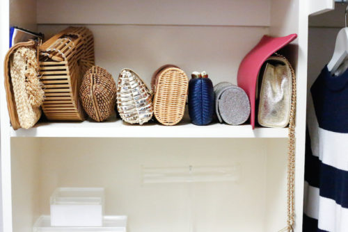 design darling how to store bags and clutches