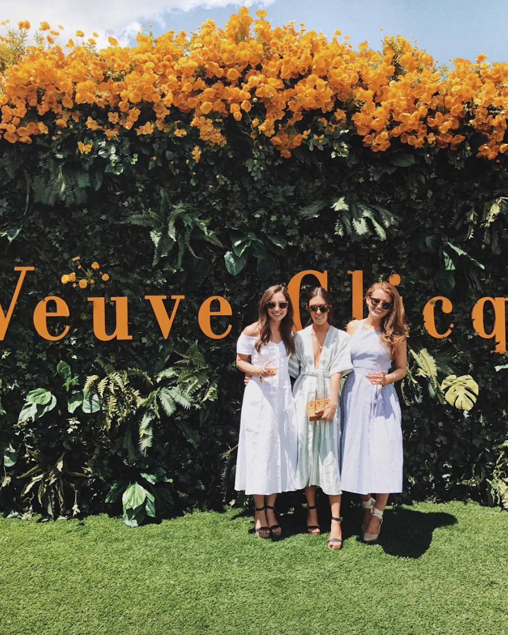 ali schilling amy stone and mackenzie horan at veuve clicquot polo classic
