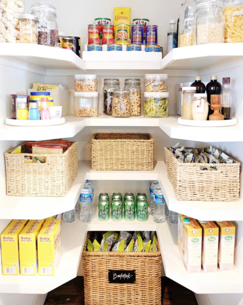 organized pantry shelves the home edit