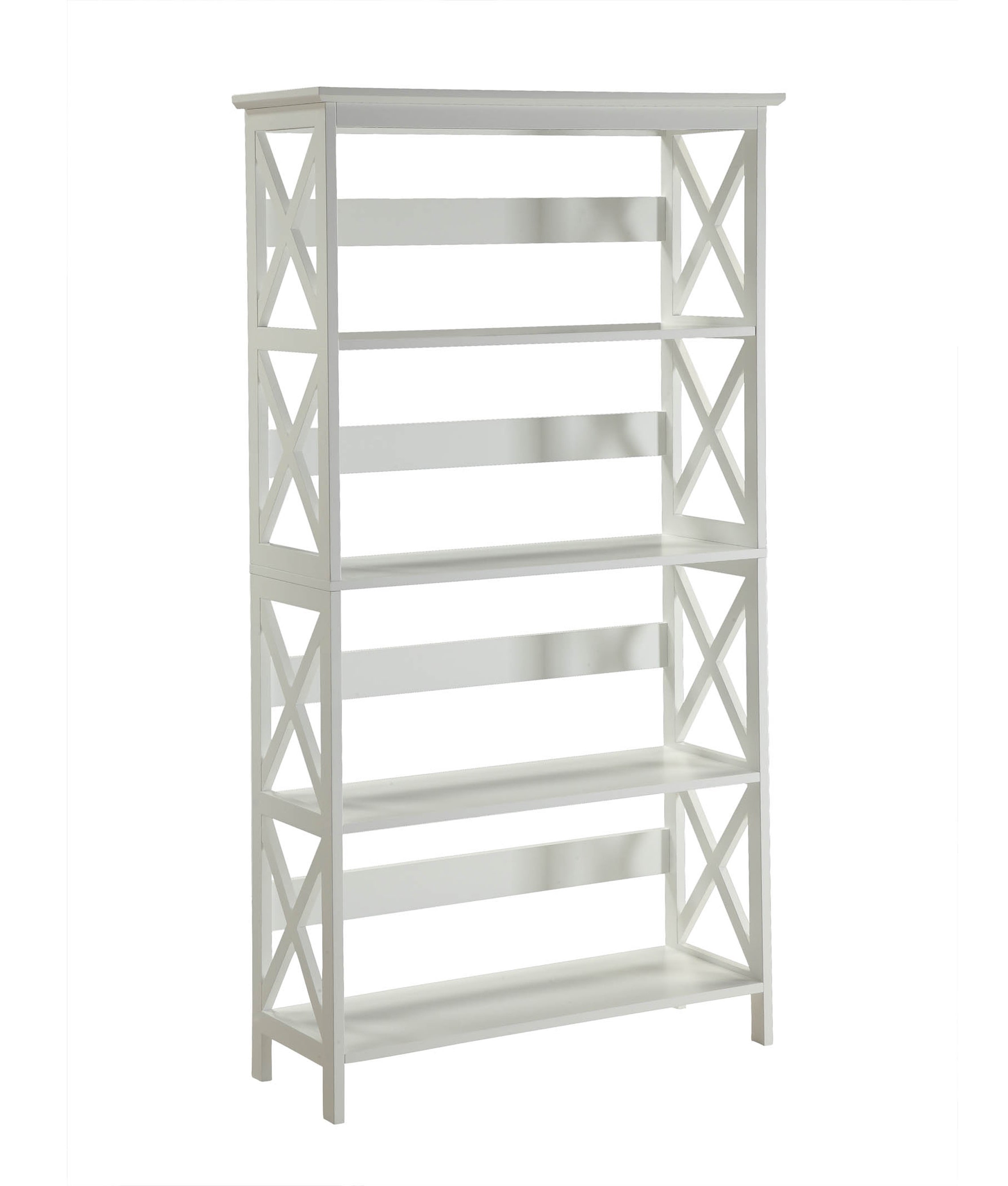 White X Bookshelf Overstock Design Darling