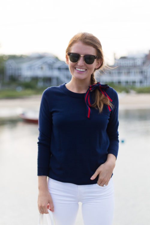 design darling ray-ban clubmasters j.crew tippi sweater
