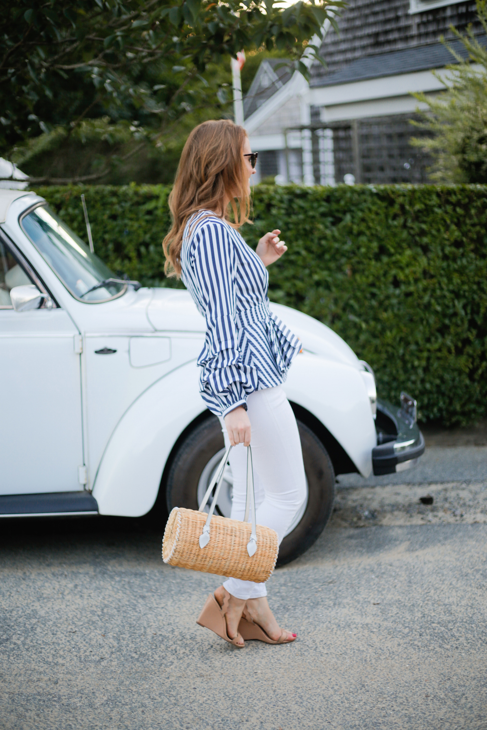 shopbop stylekeepers dream destination peplum top pamela munson agatha satchel loeffler randall piper wedges