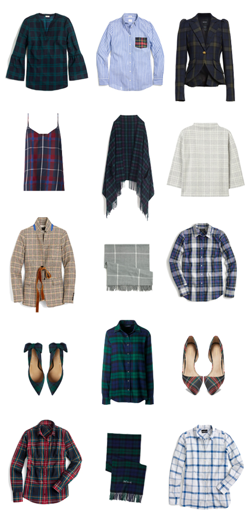 ways to wear plaid