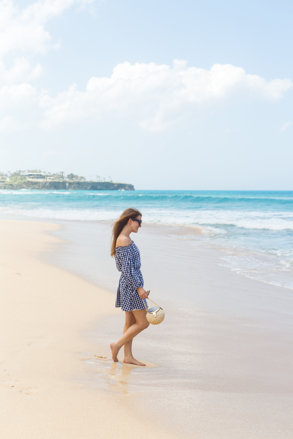 design darling gingham cover-up