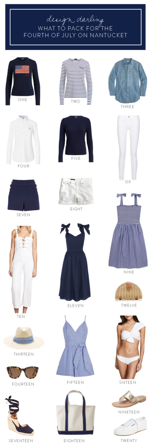 nantucket packing list what to pack for the fourth of july on nantucket