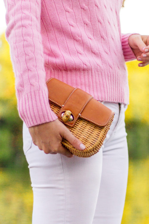 wicker fanny pack