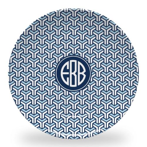 mark & graham monogrammed outdoor melamine plates