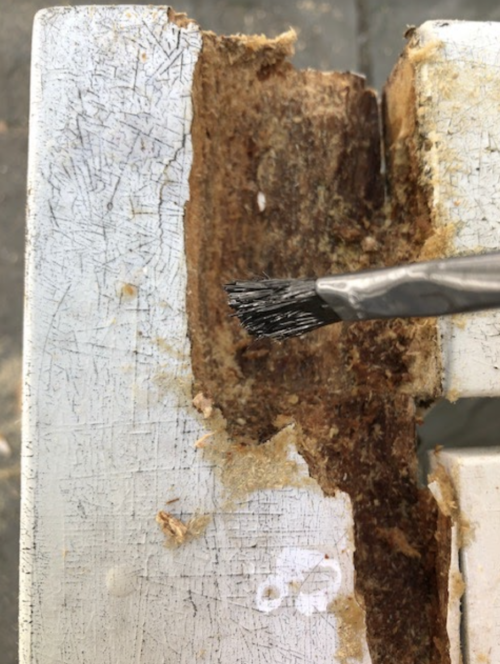 repairing wood rot on outdoor furniture 2