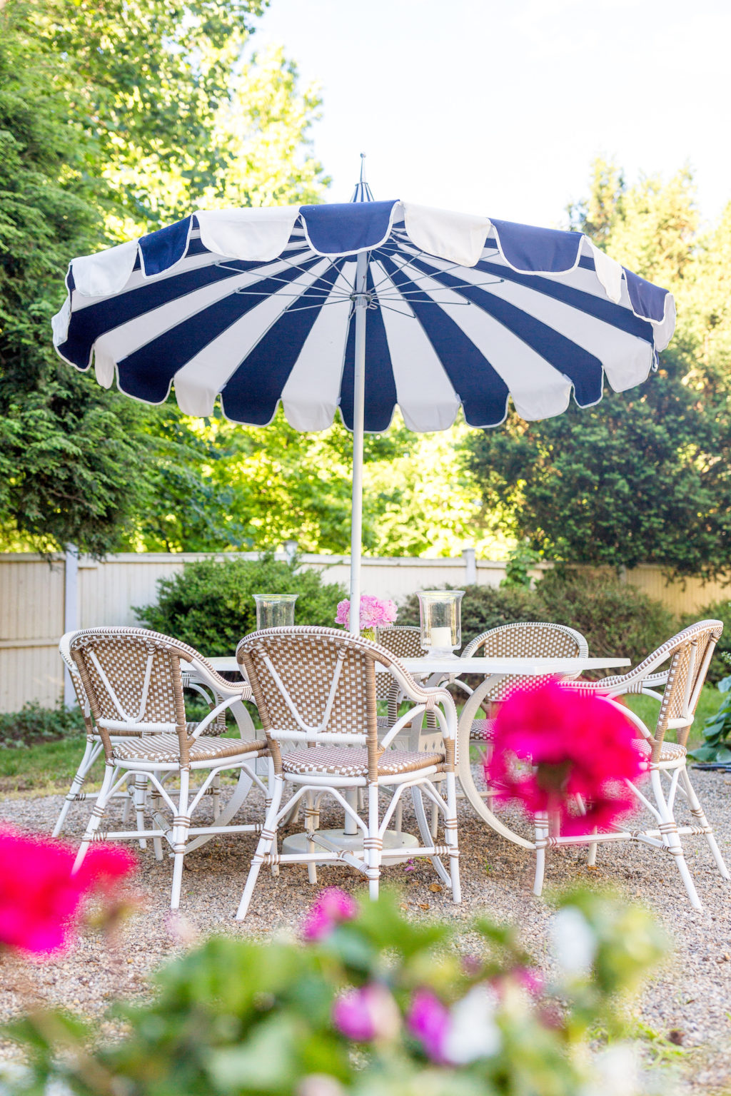 serena & lily eastport striped umbrella serena & lily outdoor riviera