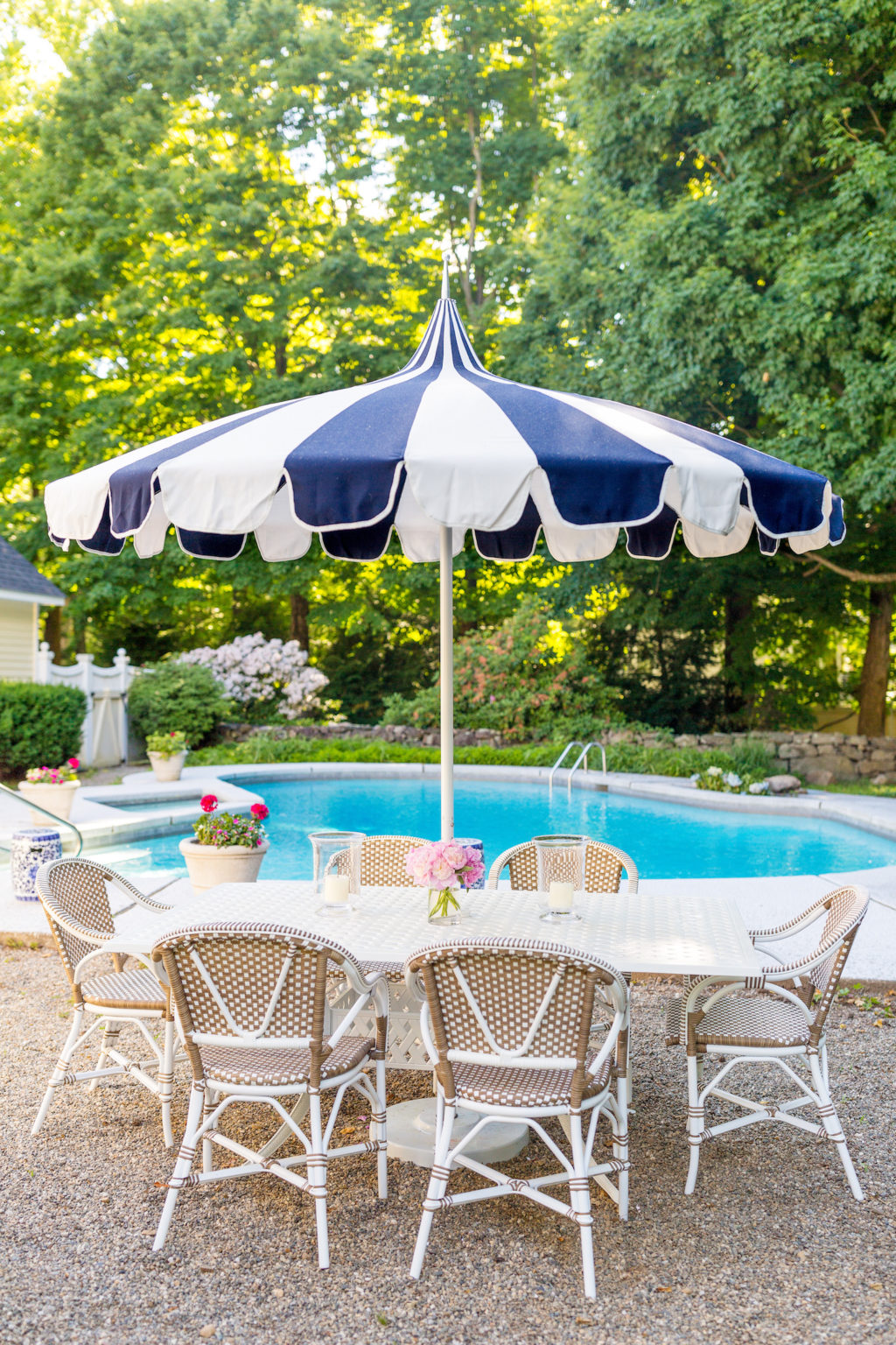 serena & lily eastport striped umbrella wayfair darby home co flagg