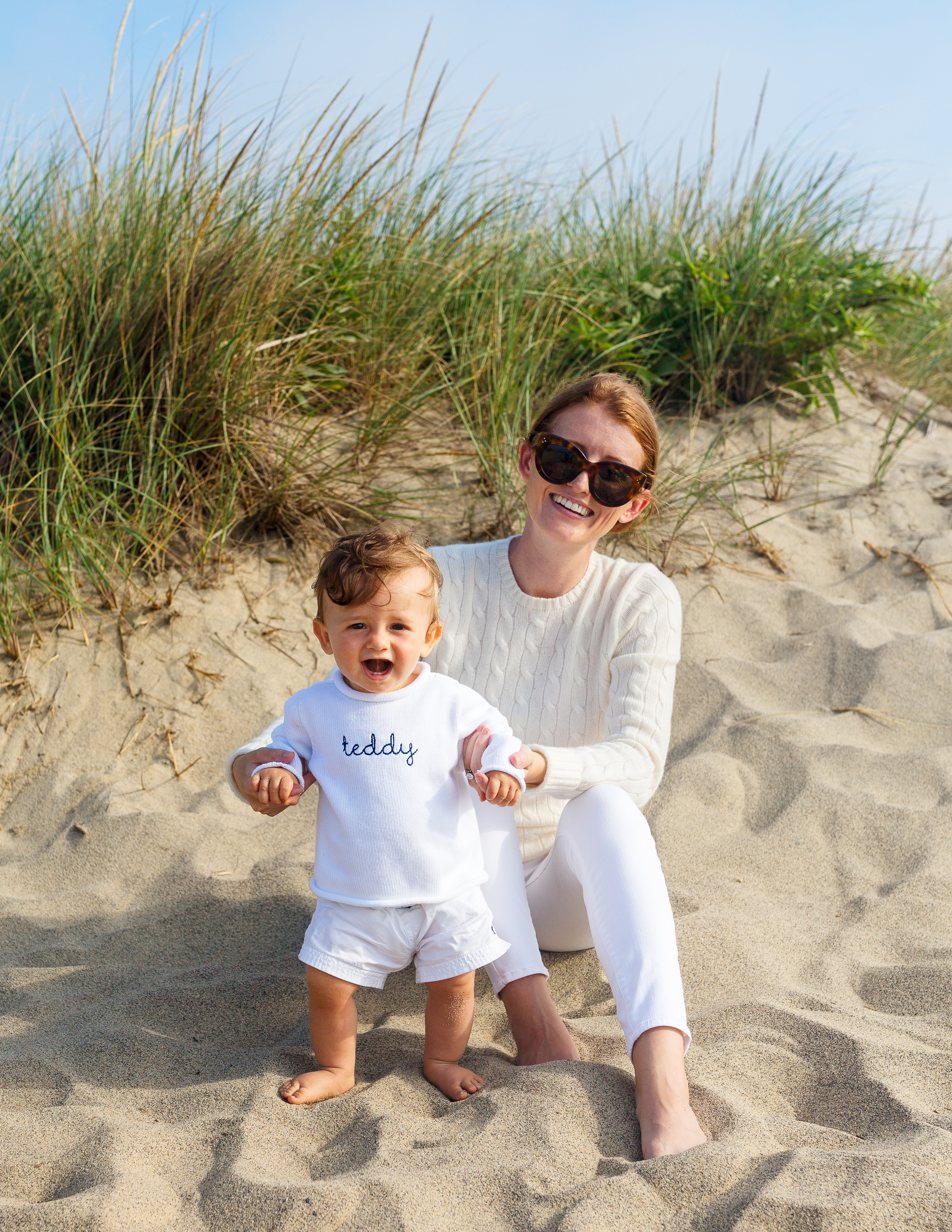 baby embroidered rollneck sweater
