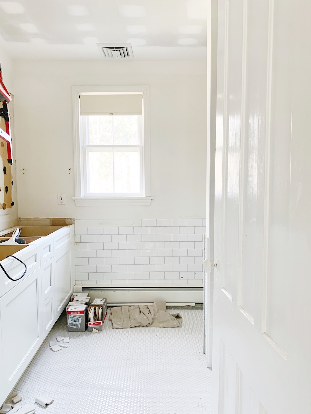 design darling hall bathroom progress