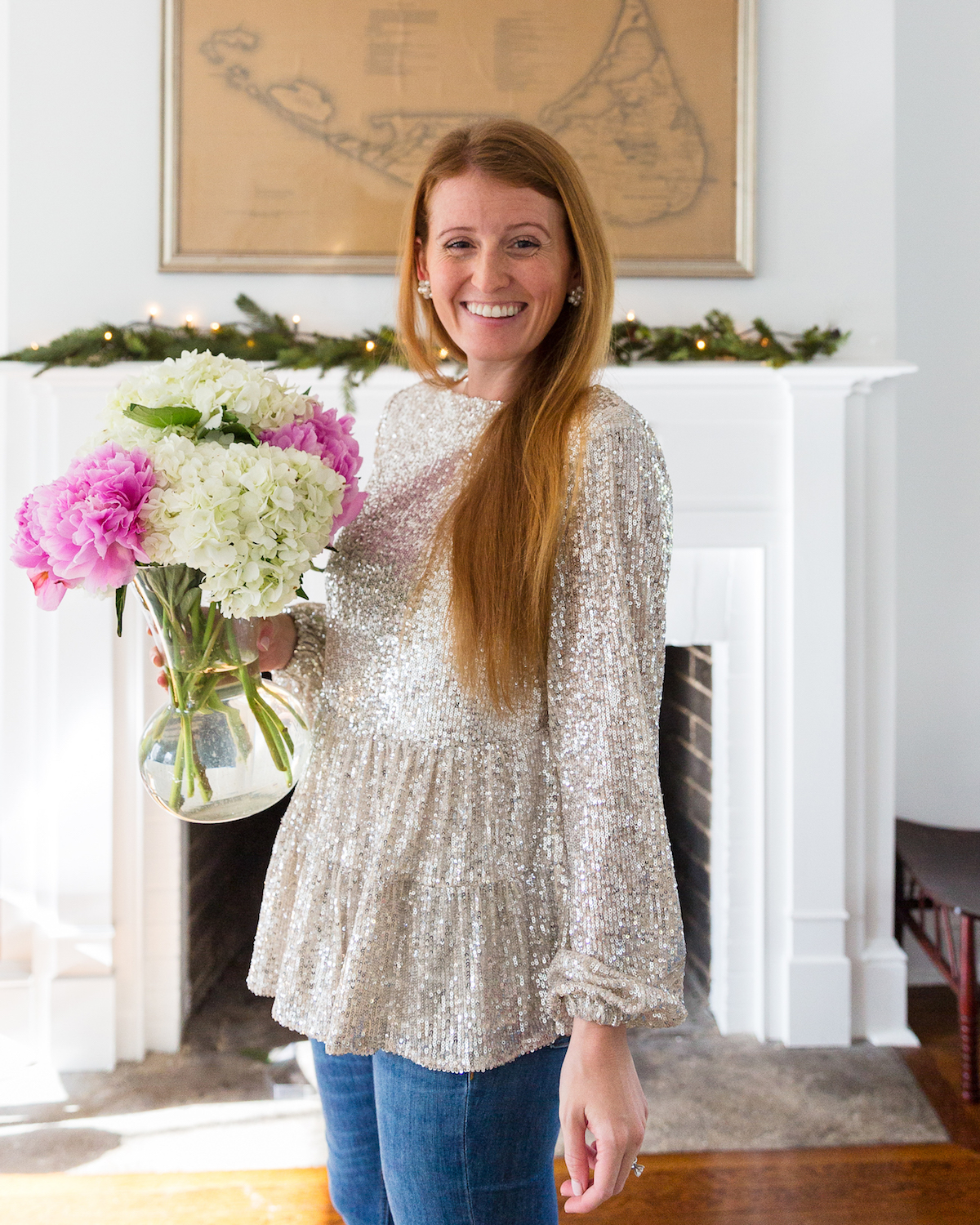 sail to sable sequined top