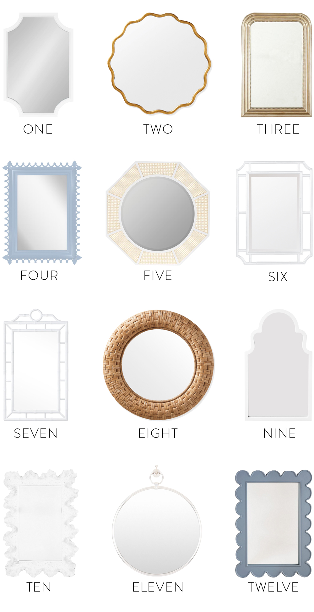 wall mirror round-up 1