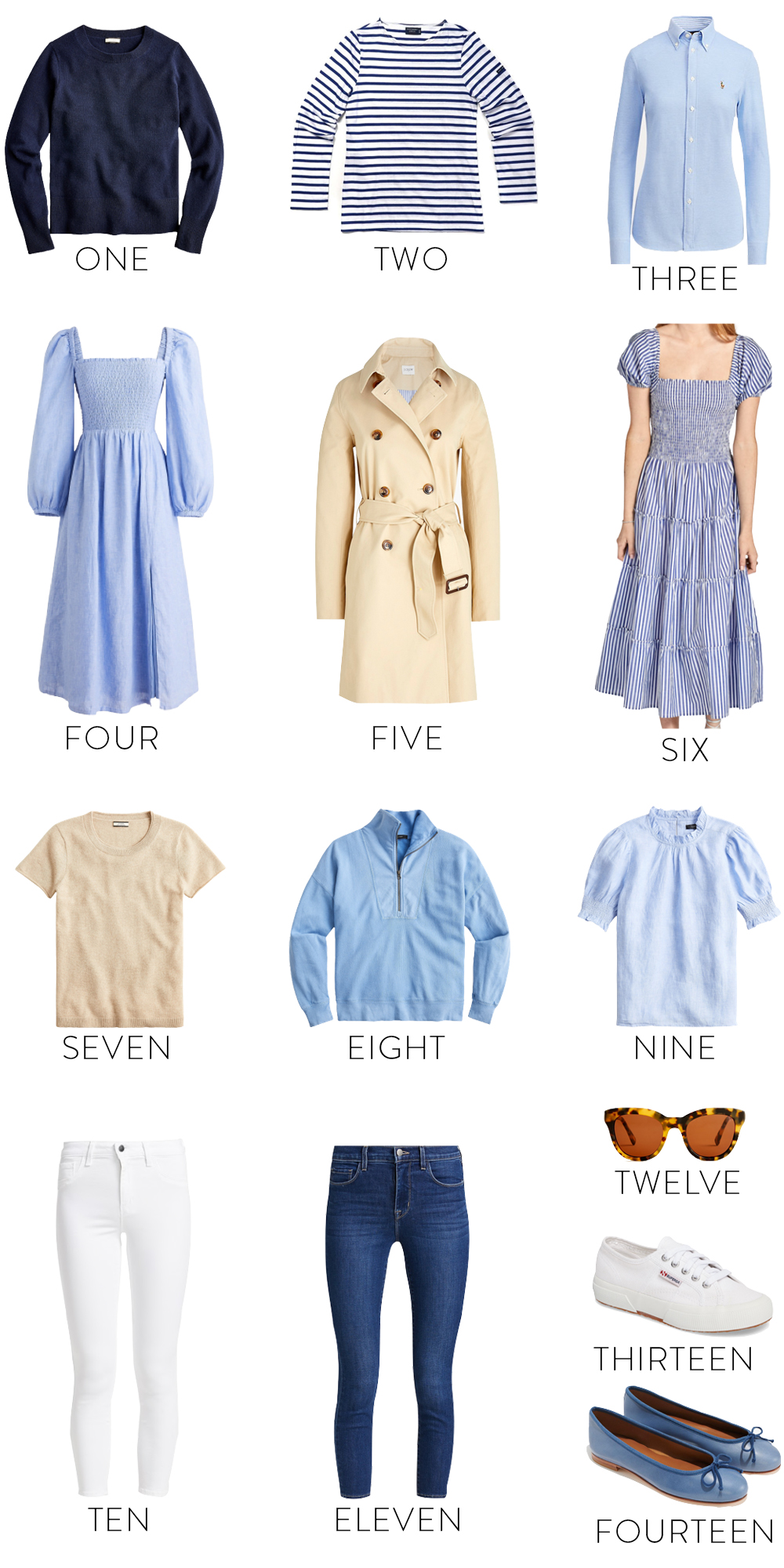 spring wardrobe staples under $250