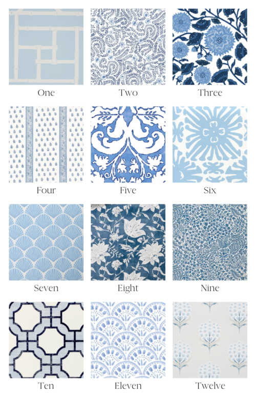 Blue and white wallpapers