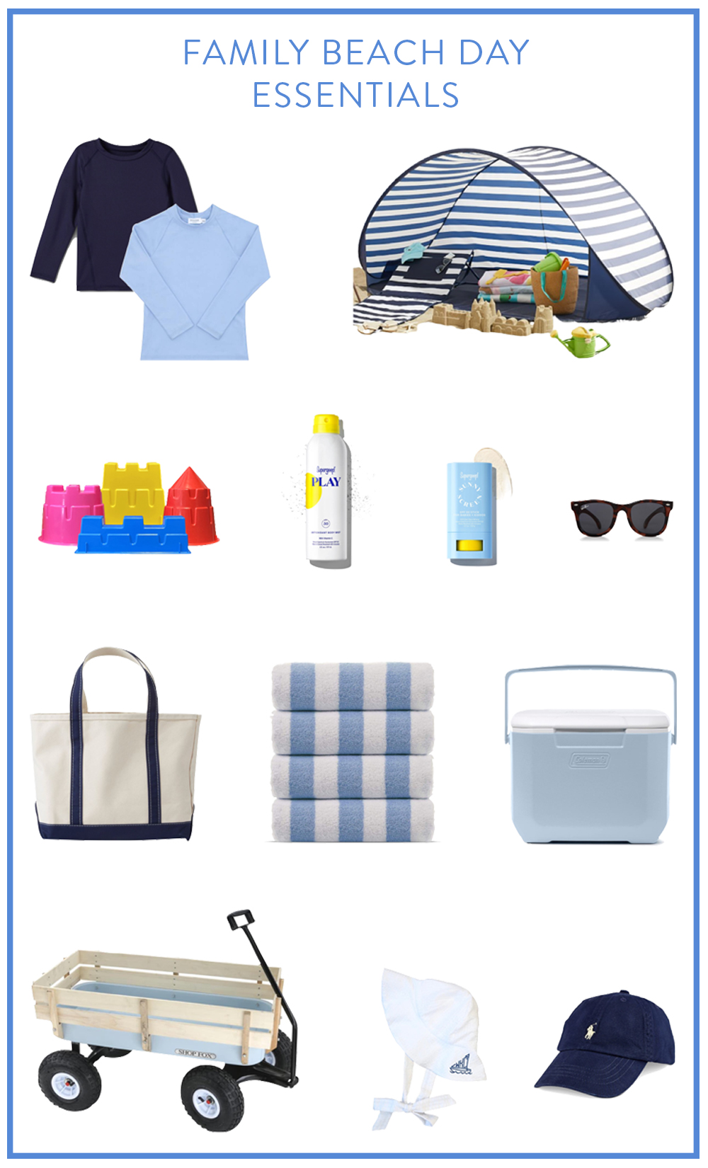 OUR FAMILY BEACH DAY ESSENTIALS