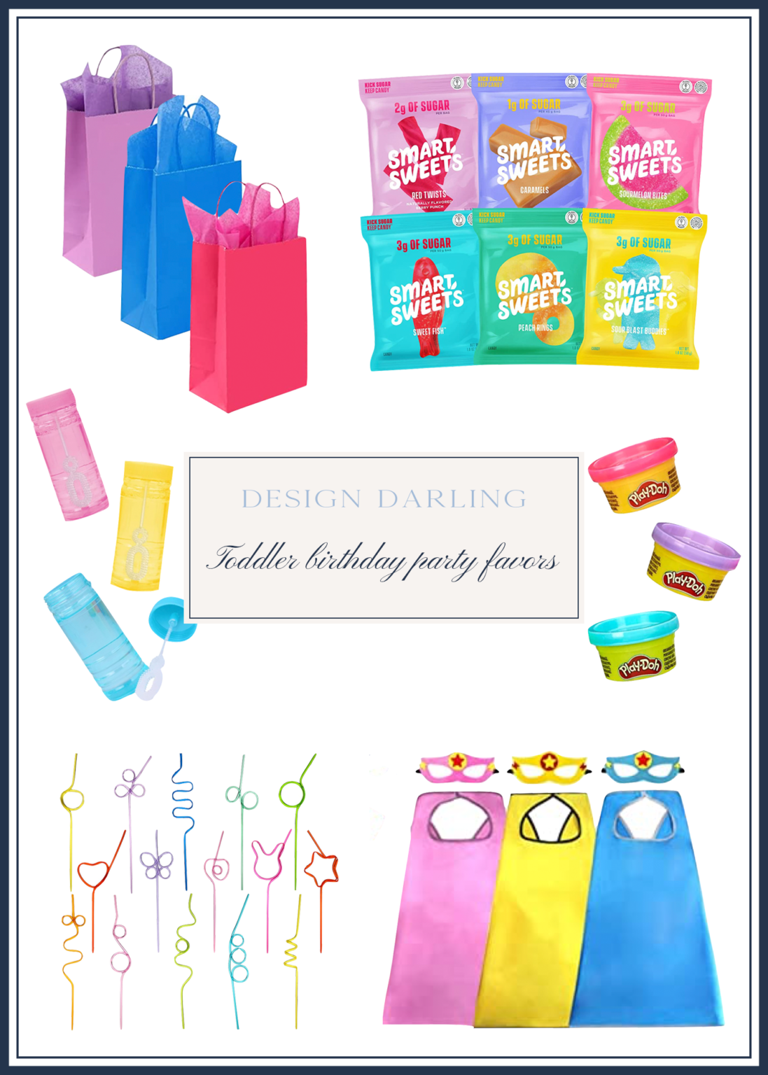 TODDLER BIRTHDAY PARTY FAVORS | Design Darling