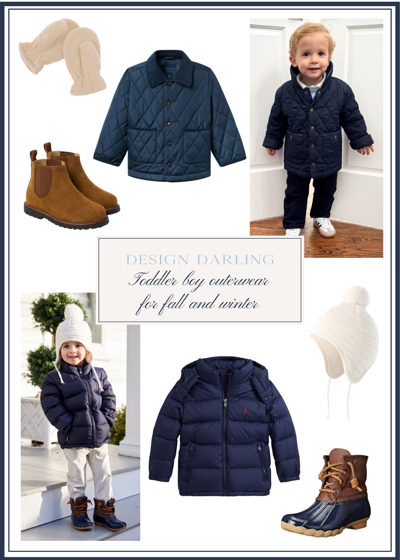 TODDLER BOY OUTERWEAR FOR FALL AND WINTER