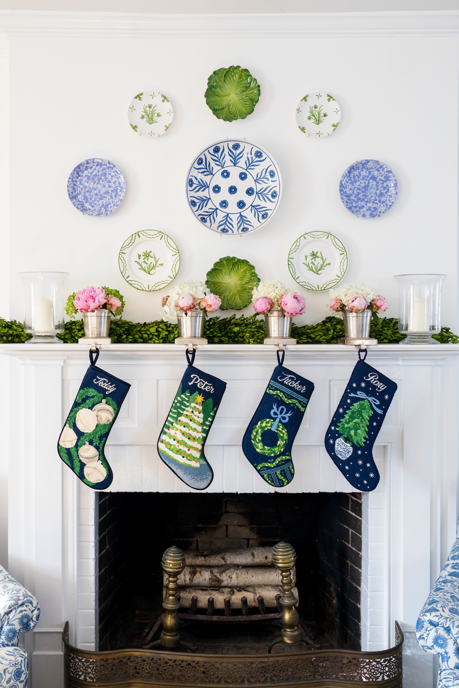 our children's needlepoint stockings