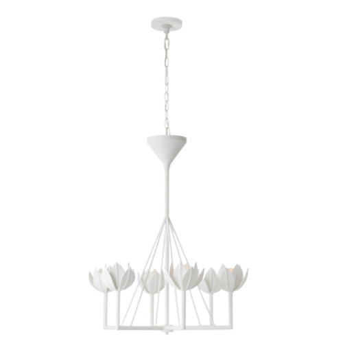 visual comfort alberto small single tier chandelier
