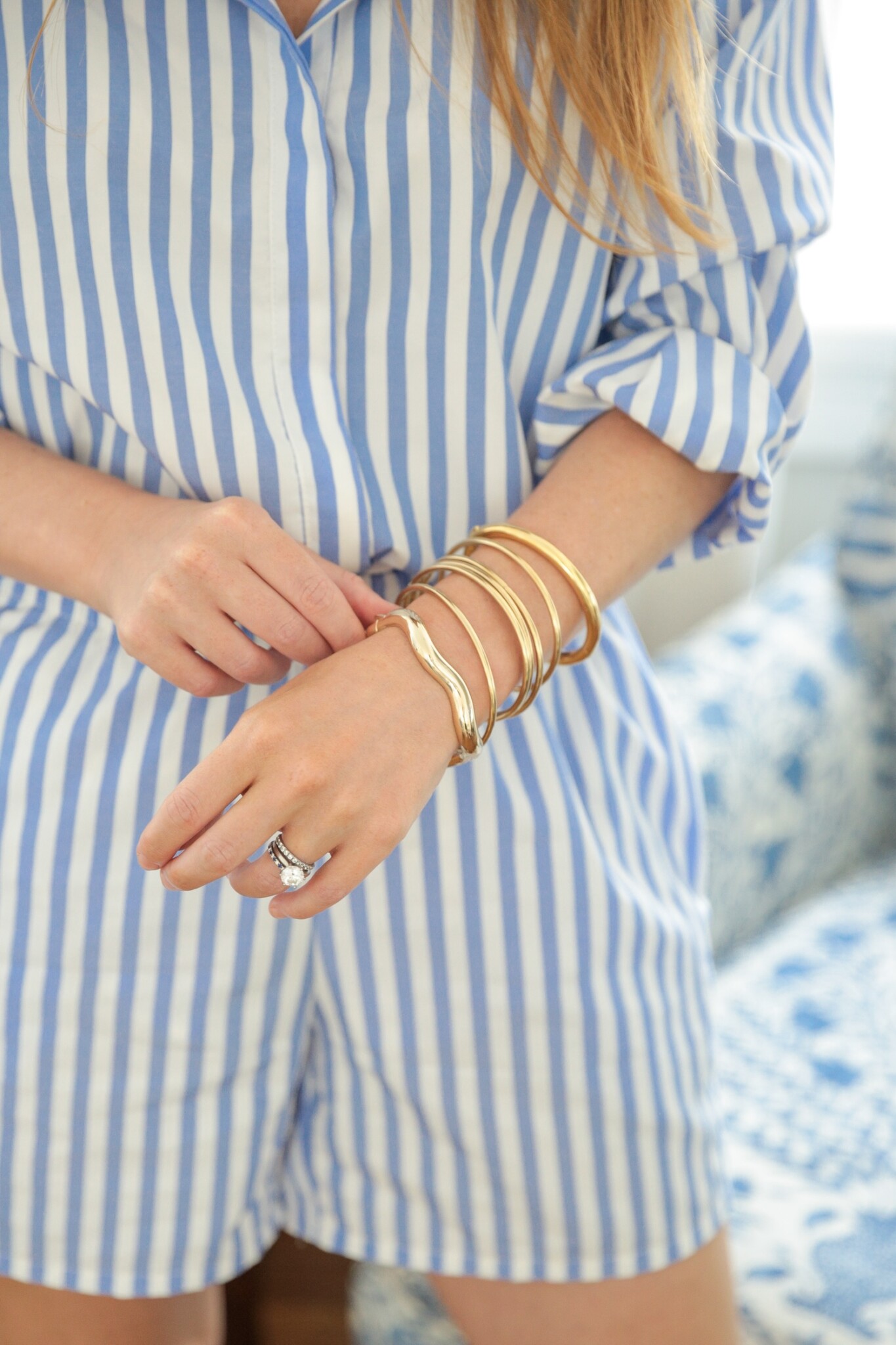 jenny bird gold bangles