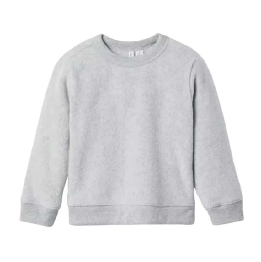 cute activewear for boys heather gray sweatshirt