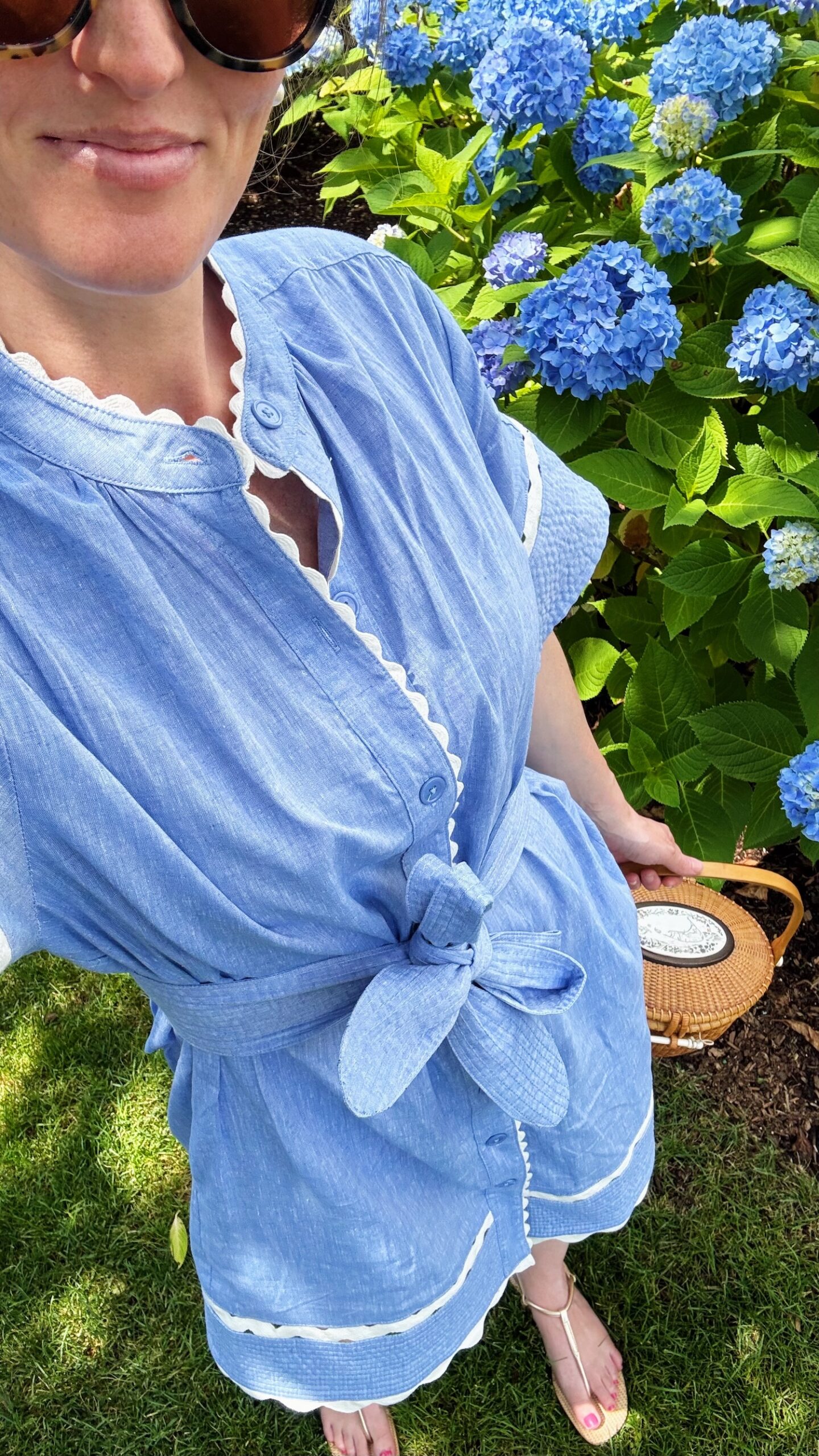tuckernuck chambray Cornelia dress
