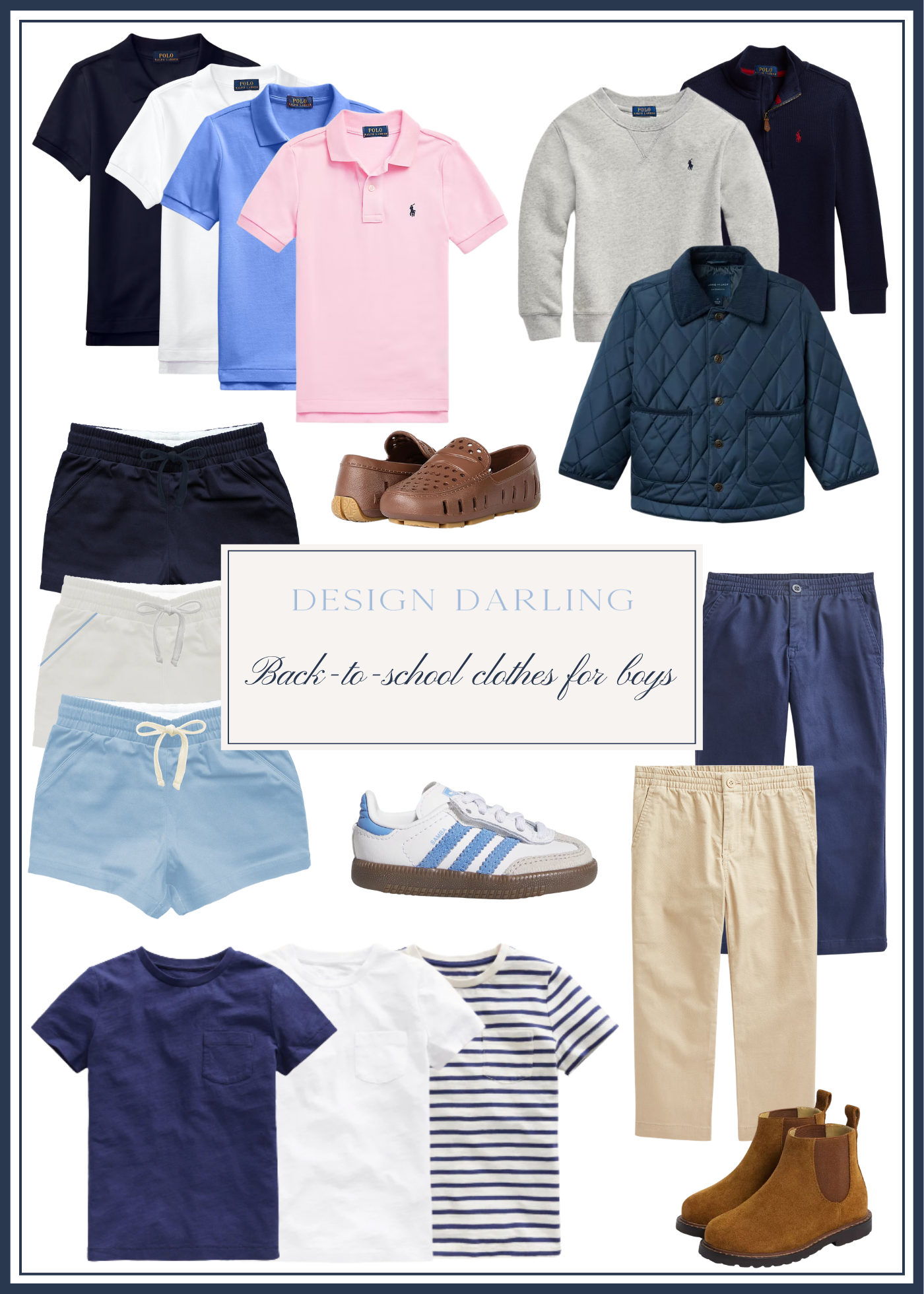 Toddler boy back to school clothes