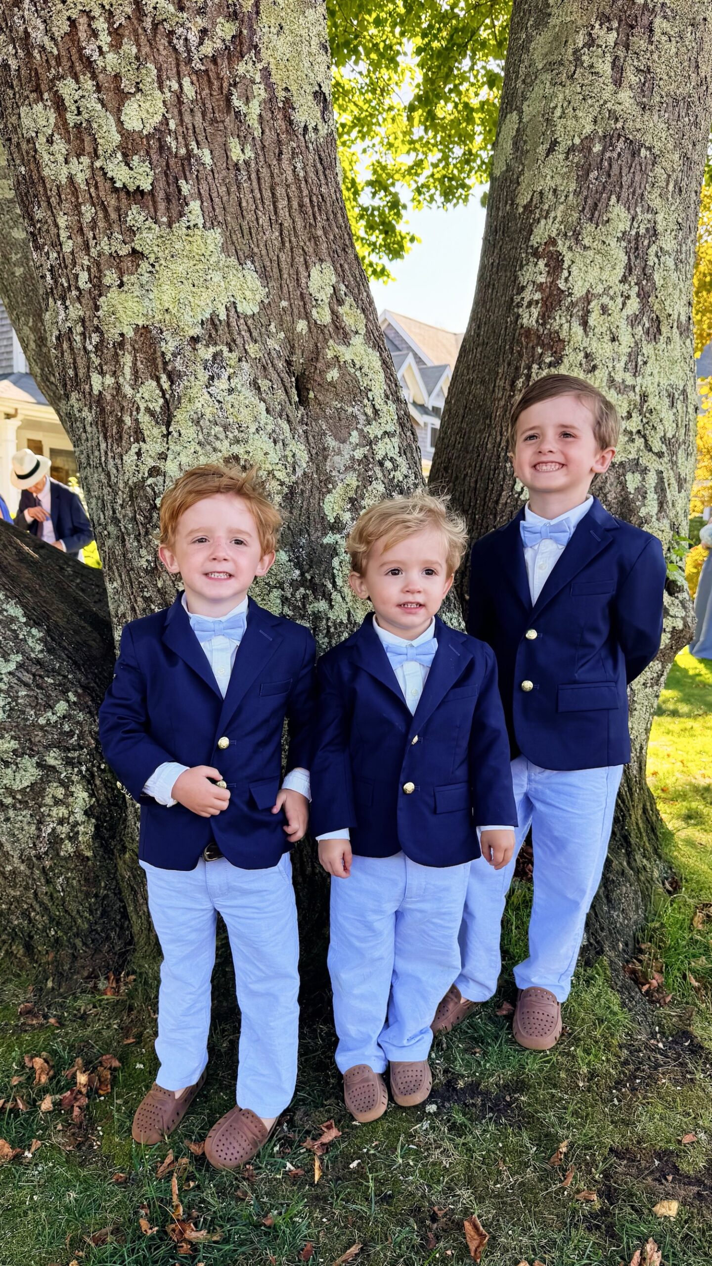 classic ring bearer outfits for a nantucket wedding