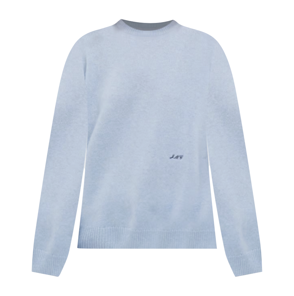 monogrammed cashmere sweater