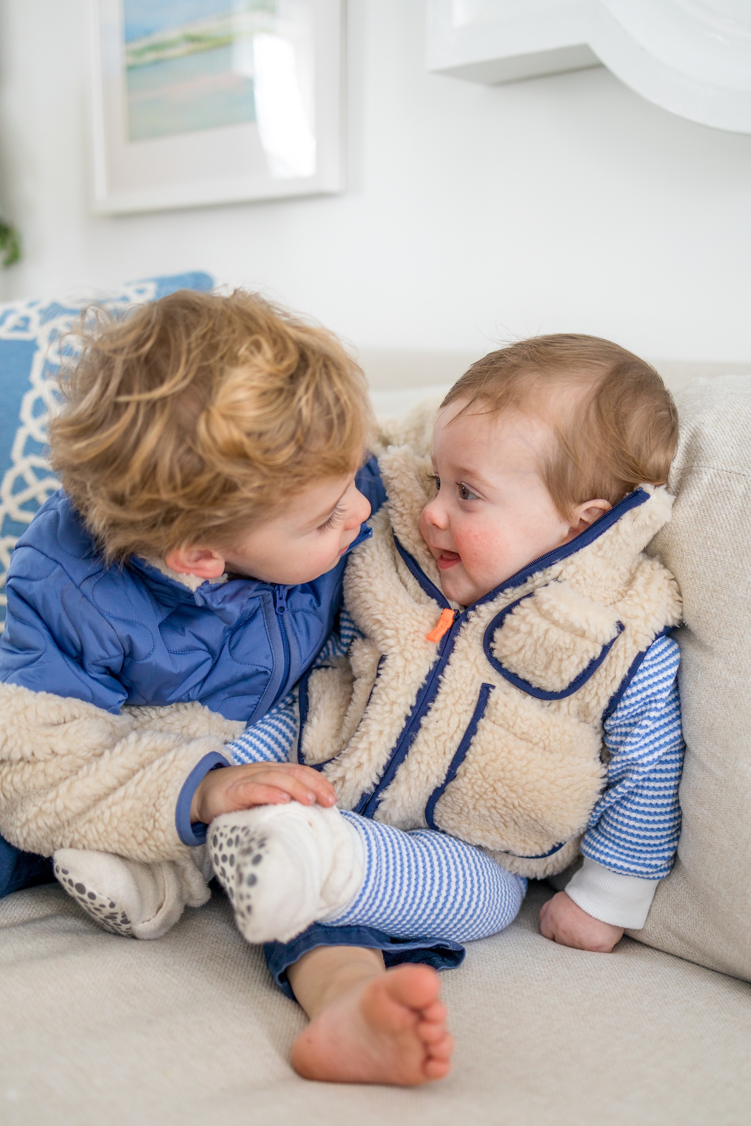 janie & jack quilted sherpa jacket