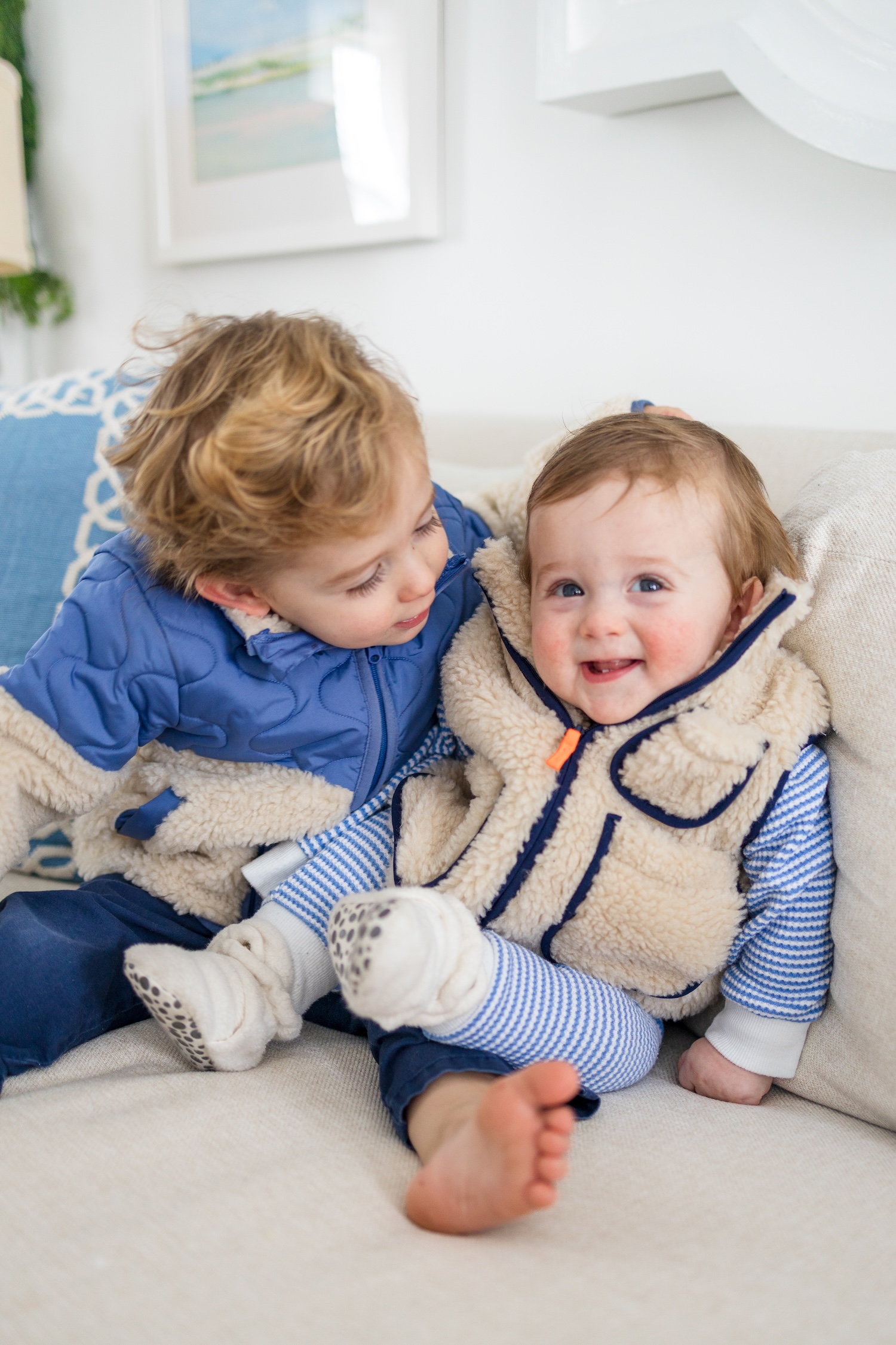 janie & jack sherpa utility vest