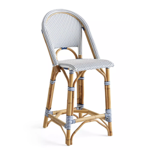 Serena & Lily Riviera Rattan Bar & Counter Stools