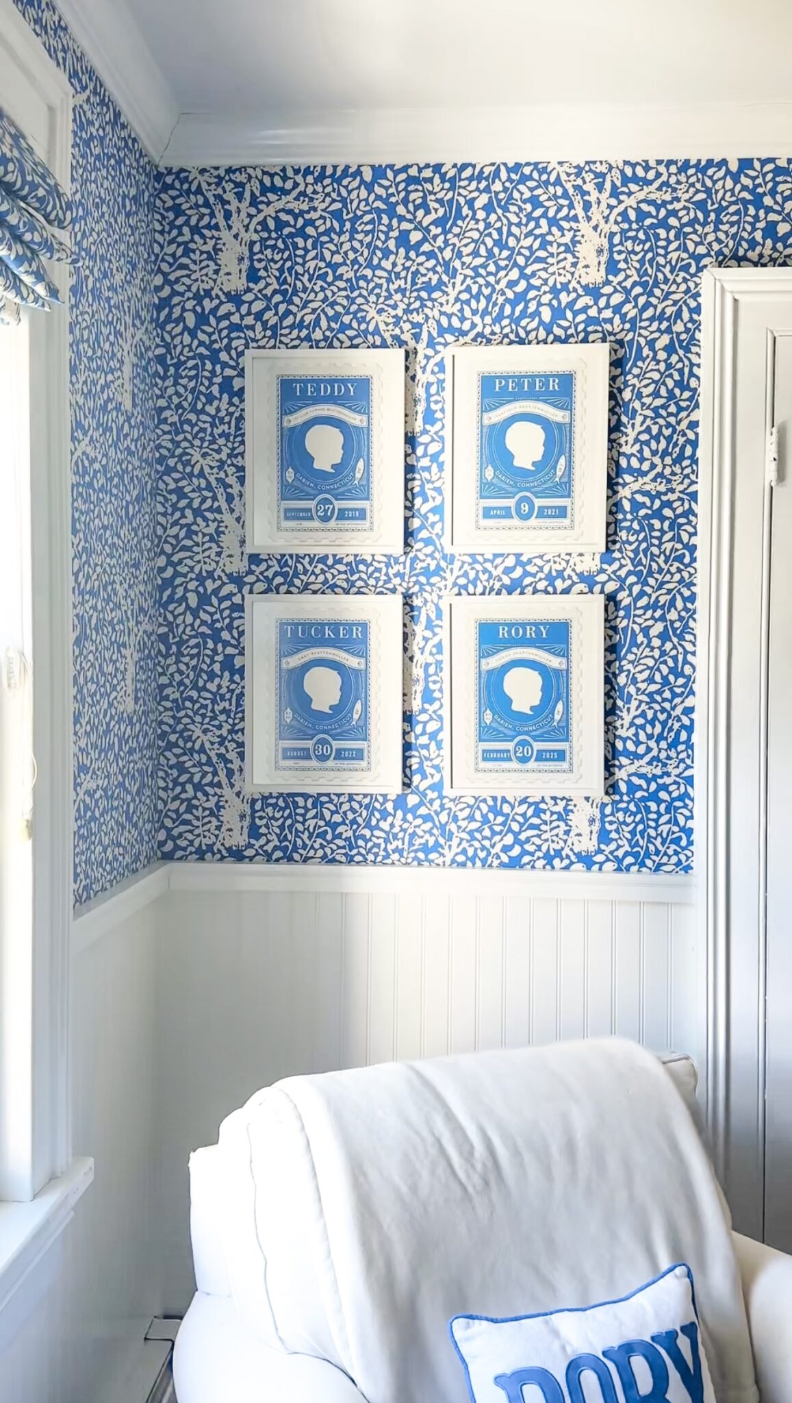 minted postage stamp nursery prints