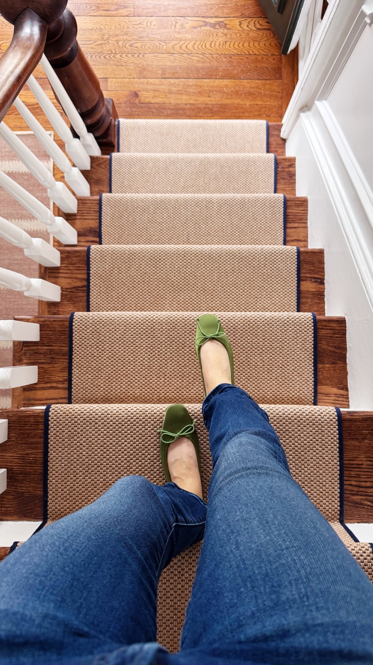 margaux fonteyn flat forest satin green.JPG