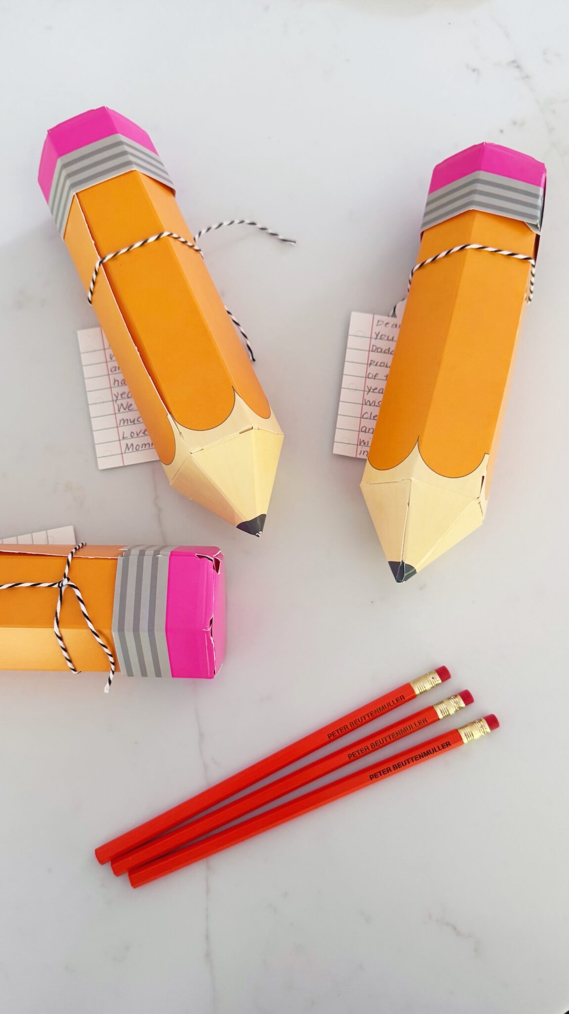 pencil gift boxes and personalized pencils